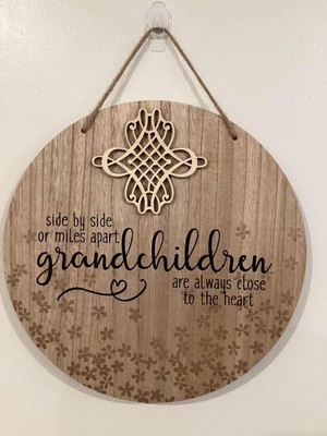 Grandchildren Close To The Heart Wall Plaque