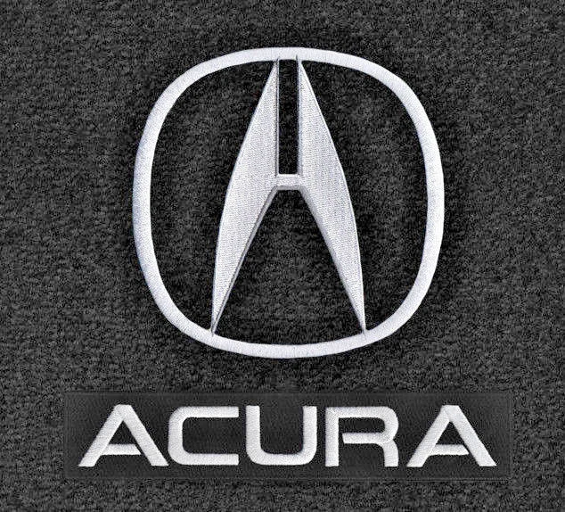 ЧЕРНЫЕ напольные коврики LLOYD Classic Loop с серебряными логотипами подходят для Acura NSX 1991–2005 годов выпуска - Изображение 2 из 4