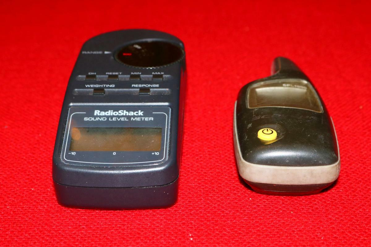 LOT of 2 Sound Level Decibel Realistic Meter Noise Monitoring