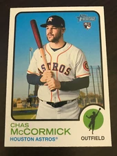 2022 Topps Heritage Chas McCormick Rookie RC #182 Astros