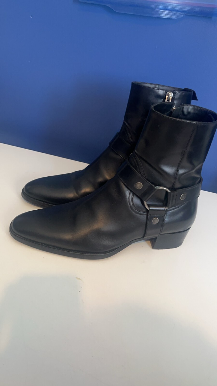 saint laurent Paris wyatt harness boots Size 42 Archive Heidi Slimane Size 9