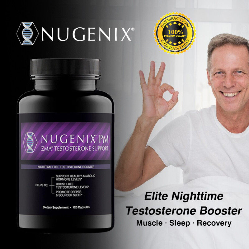 Nugenix PM ZMA Tribulus, Melatonin Testosterone Booster and Sleep Support eBay
