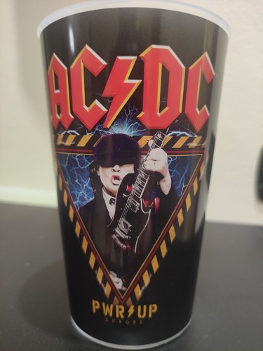AC/DC PWR⚡️UP OFFICIAL EUROPE TOUR PLASTIC 1 PINT CUP | eBay