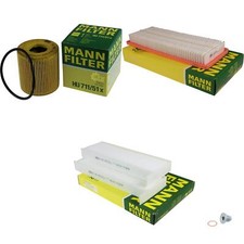 MANN-FILTER Inspektionspaket Filterset für Opel Grandland X 1.6 Turbo Peugeot