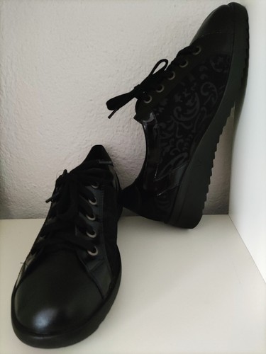 Solidus Damen Schnürschuhe Weite M Halbschuhe Größe 3 1/2 schwarz - Bild 3 von 4