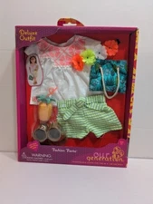  OUR GENERATION - 18'' Dolls- Fashion Fiesta Deluxe Outfit Set - NEW