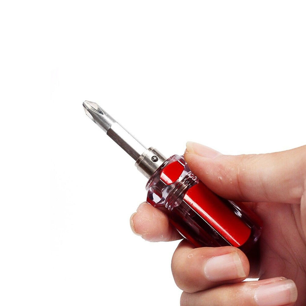 2-Piece Pocket Screwdriver Set - Philips & Flathead, Compact & Handy