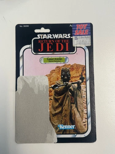STAR WARS Vintage Original Sand People Tuscan 77 Back Card back Kenner