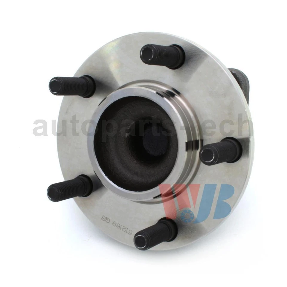 Conjunto de buje de rueda trasera WJB para Dodge Caravan 2001 2002 2003 2004 2005 2006 2007 Foto 2 de 3