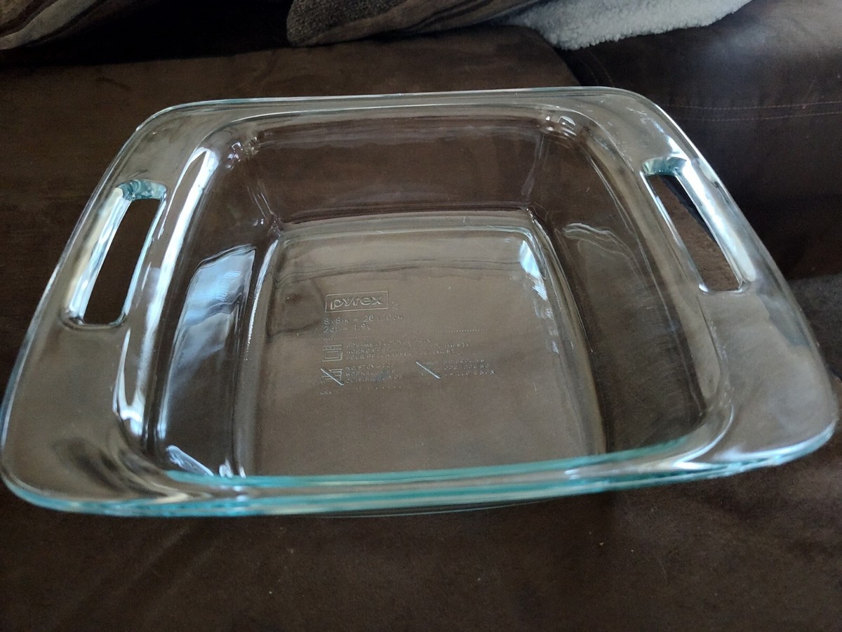 Pyrex Easy Grab 2-Quart Casserole Glass Bakeware Dish X
