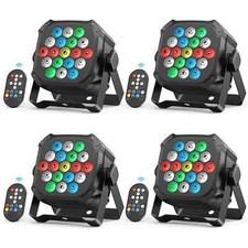 19 LED Party Club Lights RGB DJ Light - DMX Remote Controlled Sound Activated