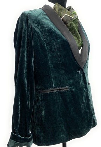 Chaqueta de fiesta formal Gili para mujer 1 botón verde oscuro talla 10 EE. UU. - Imagen 2 de 9