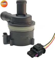 Auxiliary Electric Coolant Water Pump+Plug For VW Touareg AUDI A6 Q5#059121012B#