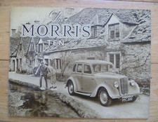 MORRIS TEN TEN-FOUR 10 SERIES III - VINTAGE  CAR SALES BROCHURE CATALOGUE  1937