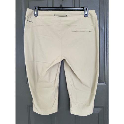 Columbia Omnishield Advance Repellency Women’s Capri Pants Tan/Khaki Size 14-18 - Picture 2 of 10