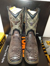 Botas de seguridad de trabajo de cuero resistentes al aceite Cebu Viper Toro Bravo para hombre
