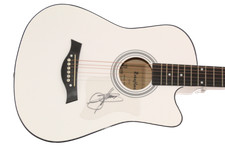 Gene Simmons KISS Signed Autograph Acoustic Guitar - Love Gun w/ JSA COA