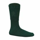 Green Men's Scottish Highland Wear Kilt Hose Socks S/M/L/XL