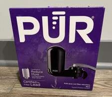 PUR Faucet Mount Water Filtration System Black Vertical FM 2000B Filter New