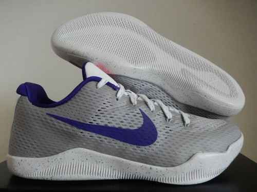Nike Kobe XI 11 ID gris-púrpura-blanca talla 10.5 \