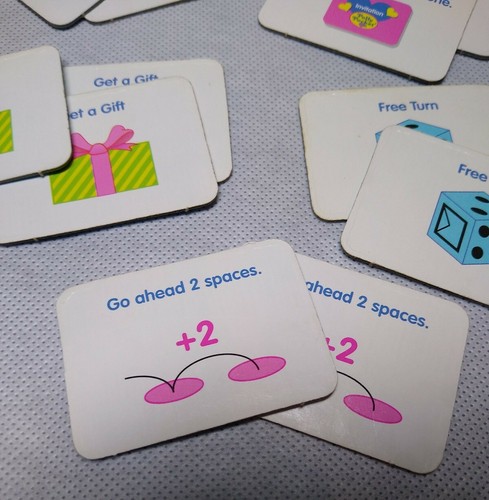 1994 Polly Pocket Party Brettspiel Stück 12 Glückskarten Ersatz Vintage - Bild 7 von 9
