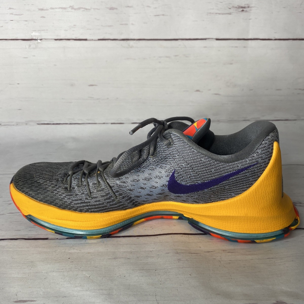 Nike KD 8 VIII PG Country Wolf Gray Basketball Shoes 749375-050