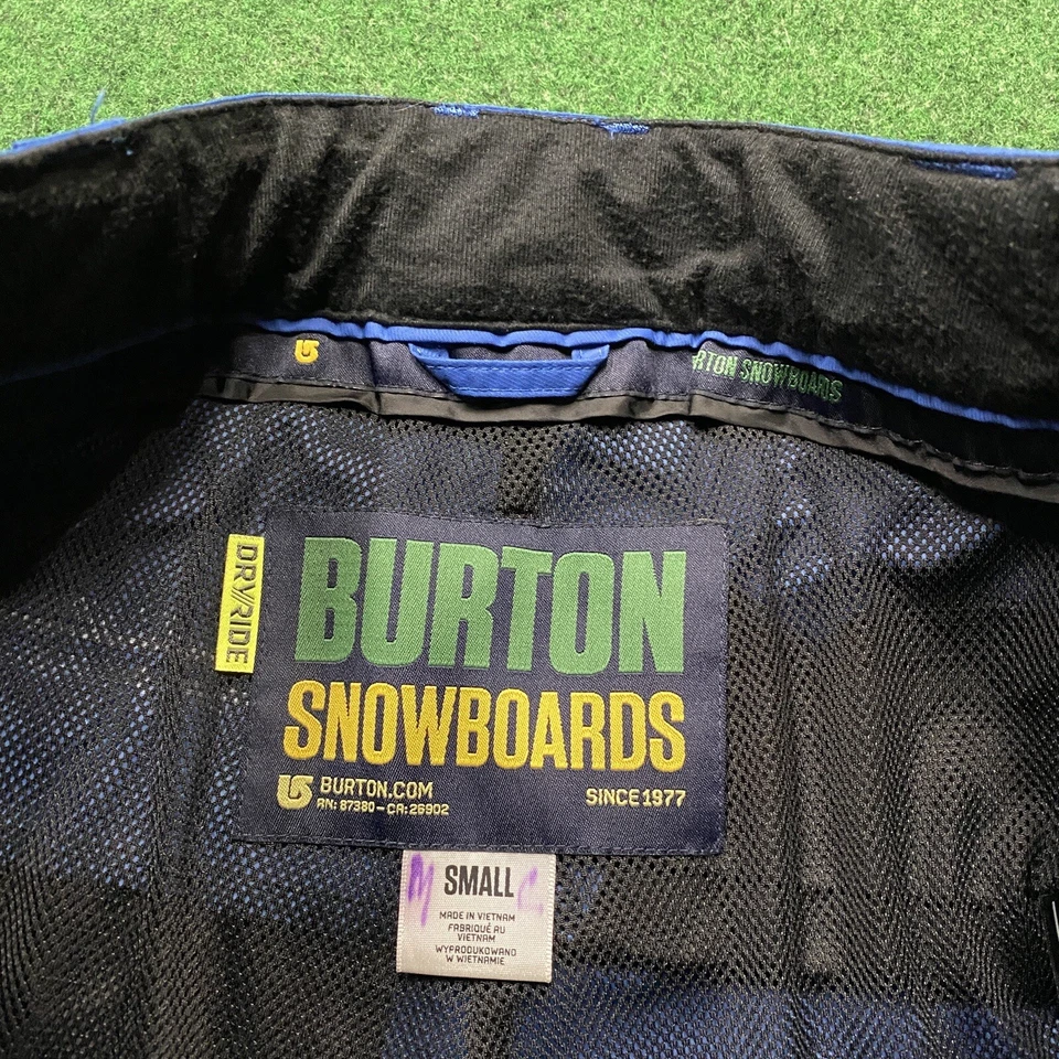 Pantalones Burton De Colección Para Hombres S Azul Y2K Esquí Nieve Snowboard DRYRIDE Forro Living Foto 4 de 4