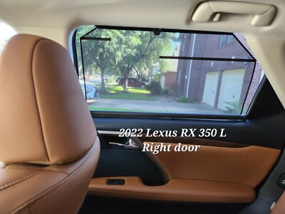 BLOCK SHADES 2018-2022 Lexus RX350L Rear Door Side Sunshade