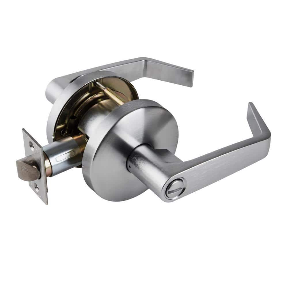 Heavy Duty Chrome Universal Privacy Door Handles for Commercial Use-image