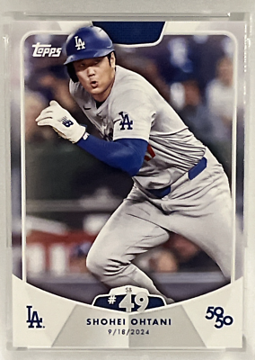 2024 Topps Shohei Otani 50/50 Stolen Base #49 Degree Graded 10 Gem