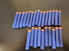 25 Extra Nerf Gun Blue Darts with Orange tips