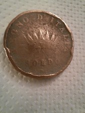 MONETA Napoleone I Re d' Italia 1 SOLDO 1807 zecca di Milano