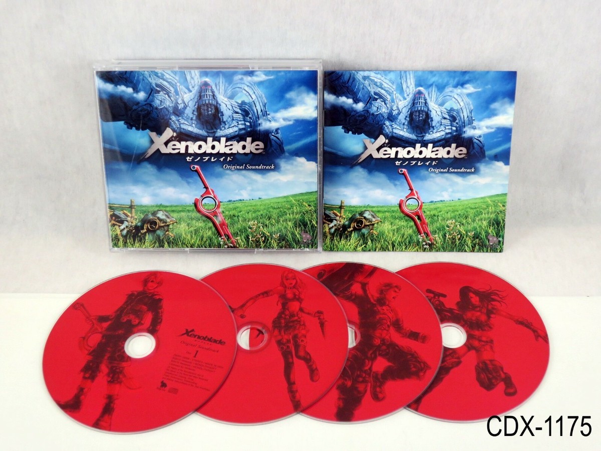 Xenoblade Original Soundtrack Music 4 CD OST ACE+ Wii Japan Import