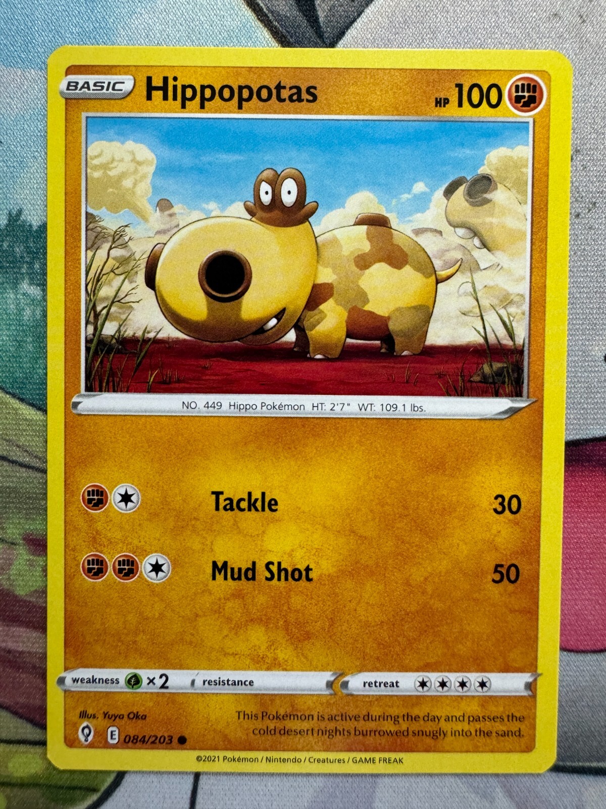 Hippopotas Non Holo English Pokemon TCG BKH52