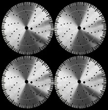 4PK-14" /16MM TURBO Concrete Granite-Stone Precast Paver Diamond Saw Blade-BEST