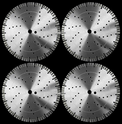 4PK-14'' /16MM TURBO Concrete Granite-Stone Precast Paver Diamond Saw Blade-BEST