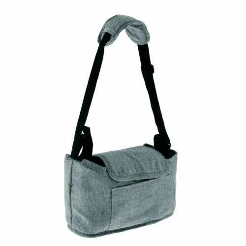 Rangements et filets gris pour poussette et système combiné