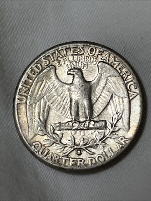 1935-S Washington Silver Quarter 25C XF/AU Detail (cleaned?) B03