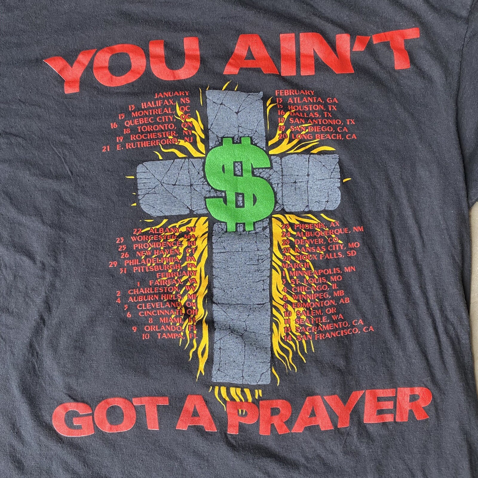 1990 Vintage Iron Maiden Holy Smoke “You Ain’t Got A … Gem