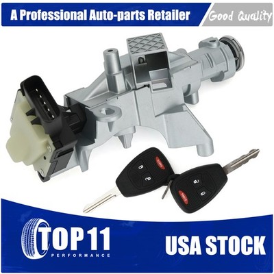 IGNITION SWITCH DOOR LOCK CYLINDER FOR JEEP COMPASS PATRIOT 07-2017 KEYED ALIKE