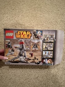 LEGO Star Wars: T-16 Skyhopper (75081) 247pcs Complete Set Pilot & Tusken Raider