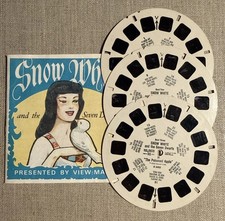 View-Master SNOW WHITE SEVEN DWARFS - 3002 A,B,C - 3 Reel Set Booklet V3