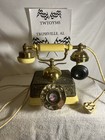 VINTAGE ‘70s RADIO SHACK GOLD FINISH FRENCH STYLE ROTARY PHONE AWESOME👍 — photo 1