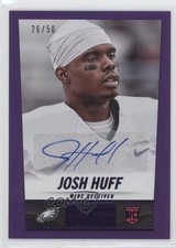 2014 Panini Hot Rookies Rookie Signatures Purple 26/50 Josh Huff #389 Auto 0p5