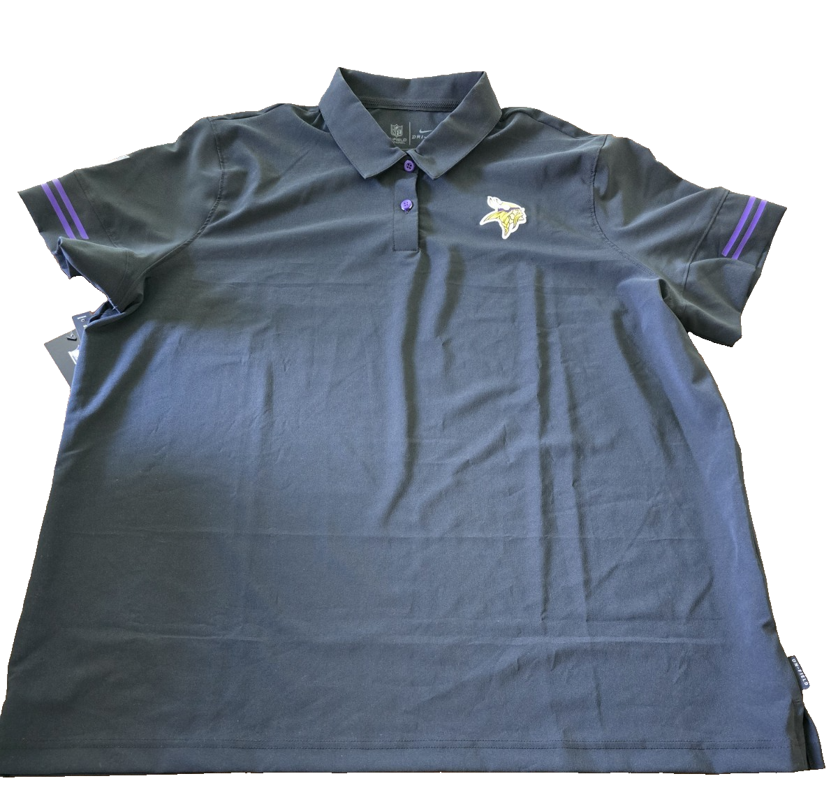 vikings nike polo