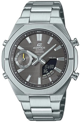 Casio EDIFICE ECB-S10YD-8AJF Slim Bluetooth Grey Dial Stainless Bracelet R841146