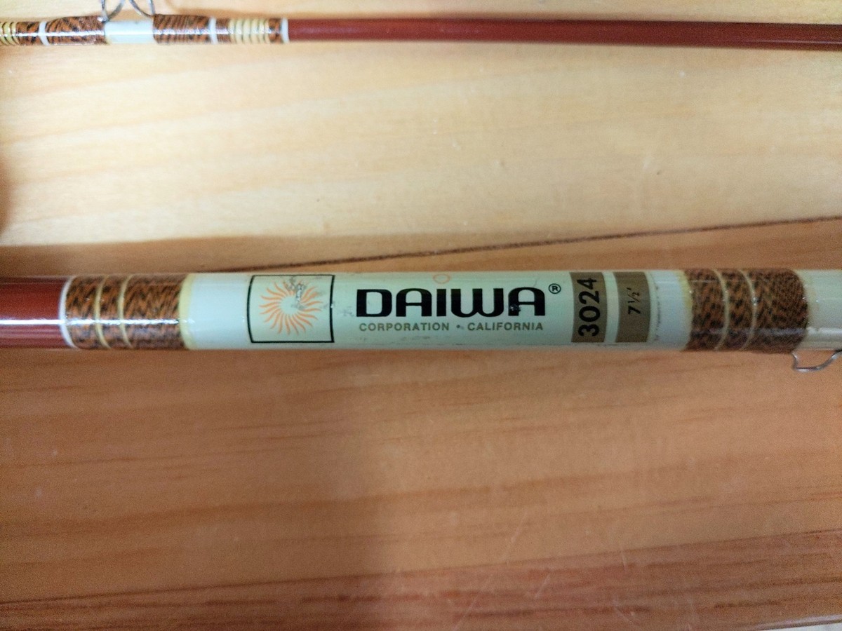 Vintage 2 Piece Rare Daiwa 7.5' Corporation CA 3024 Spinning
