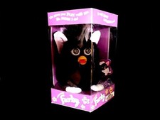 VINTAGE First Gen. BLACK FURBY TIGER ELECTRONICS 1998 NEW IN Sealed Factory Box