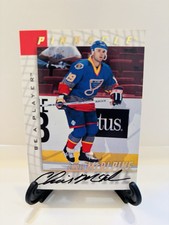 Chris McAlpine auto'd 1997 - 1998 Pinnacle Be A Player hockey card Hard Signed
