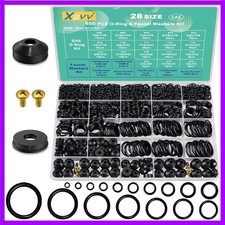 28 Size 650 Pcs Faucet Rubber Washers Kit and SAE O Ring Assortment Set for A...